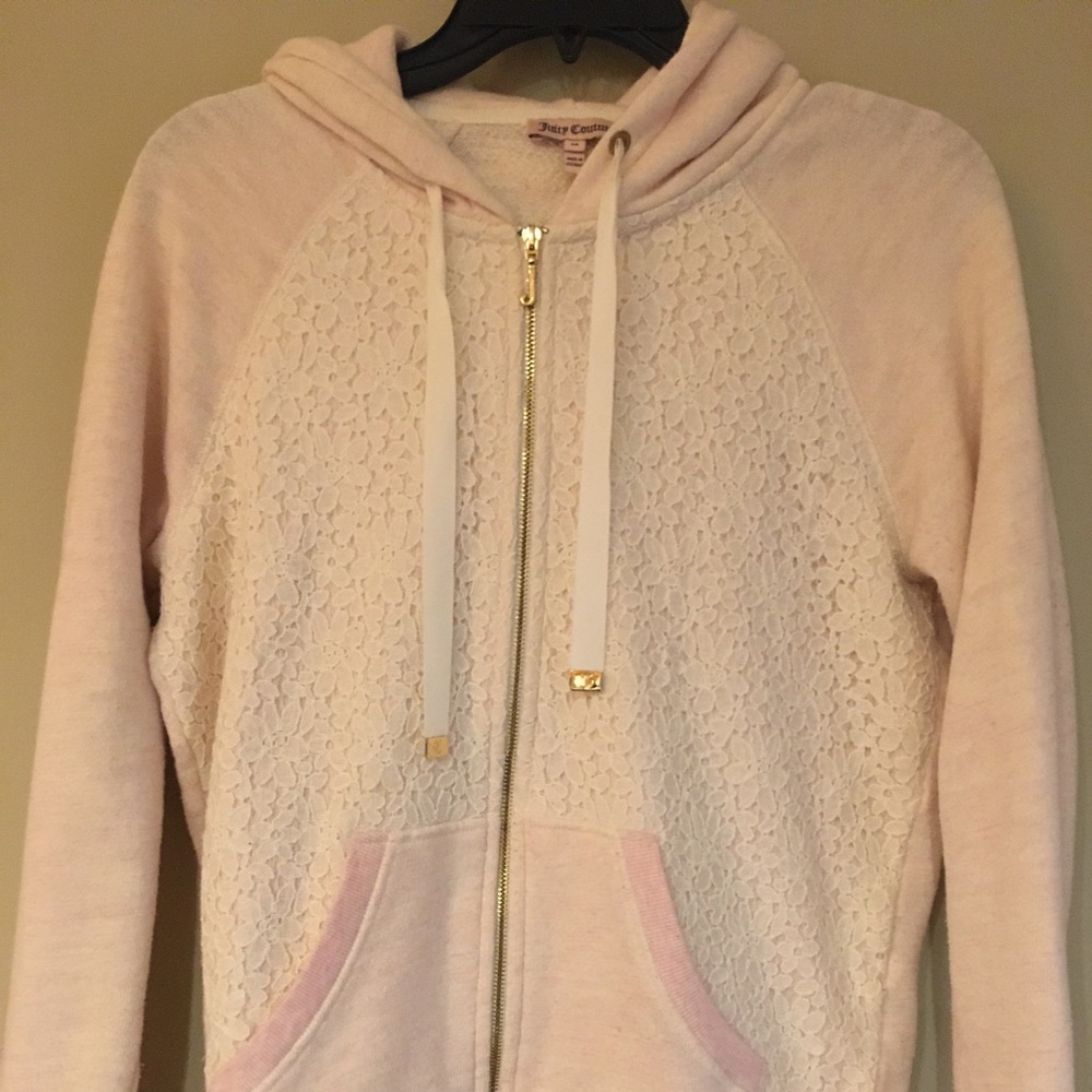 Lace Juicy Couture Hoodie Size Medium